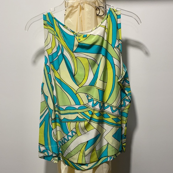 NWT Allison Taylor Silk Sleeveless Size XL Blouse - Picture 3 of 3